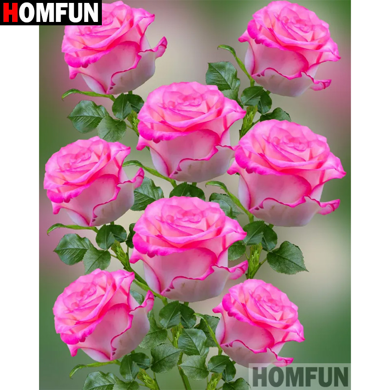 Embroidery Roll Pattern - HOMFUN bordado de diamantes 