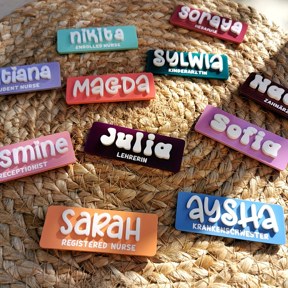 Broches Personalizados con Nom - Embroidery Name reseña y precio