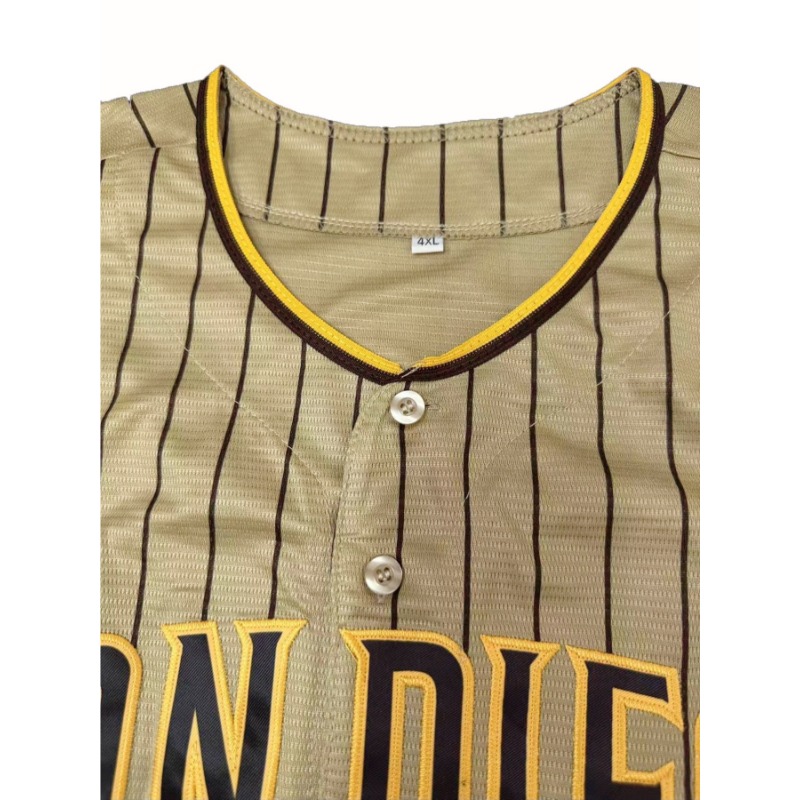 Camiseta de béisbol bordada co - Embroidery Font reseña y precio