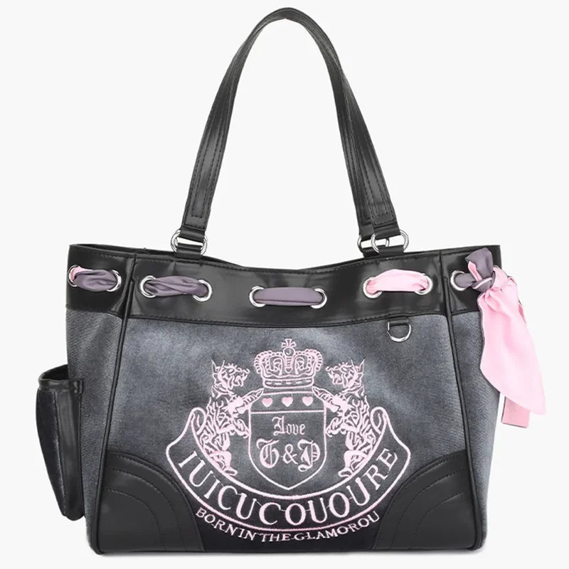 Bolso de Mano Bordado Estilo R - Embroidery Font reseña y precio
