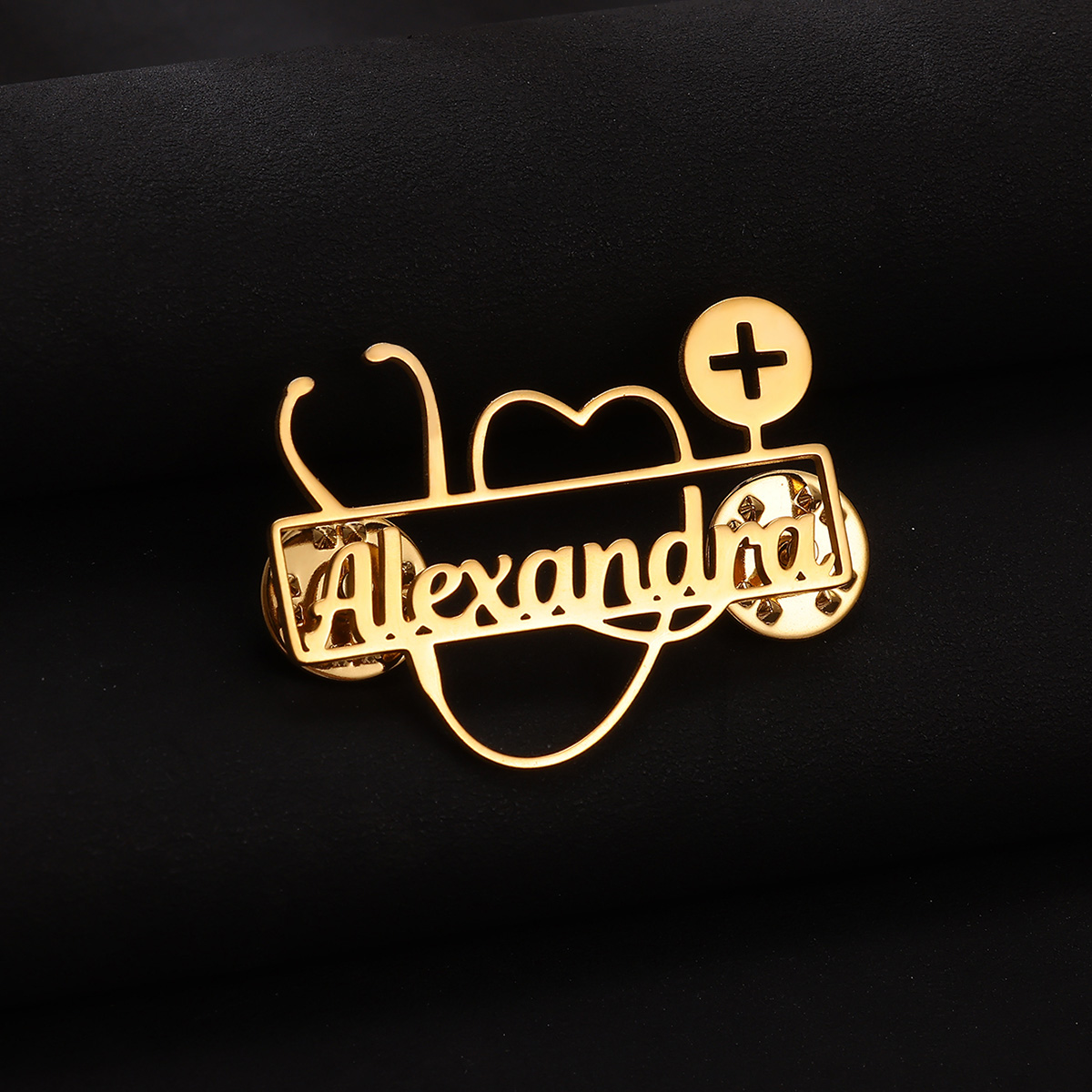 Broche de estetoscopio persona - Embroidery Name reseña y precio
