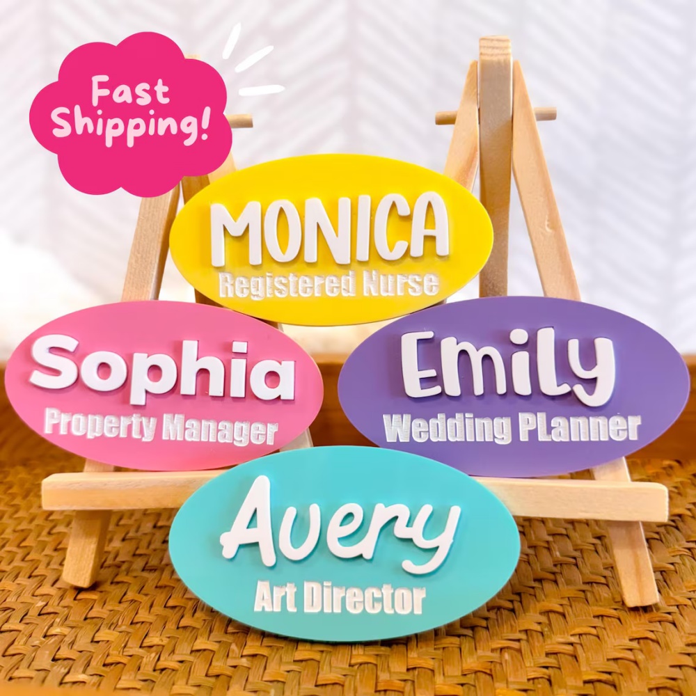 Broche con Nombre Personalizad - Embroidery Name reseña y precio