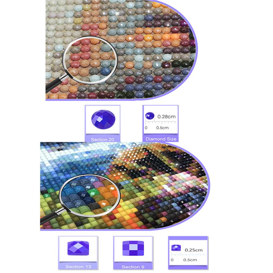Pintura de diamante con imágen - Embroidery Hd Images reseña y precio