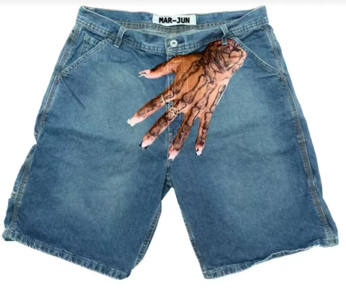 Shorts Vaqueros Vintage Y2K Es - Embroidery Font reseña y precio