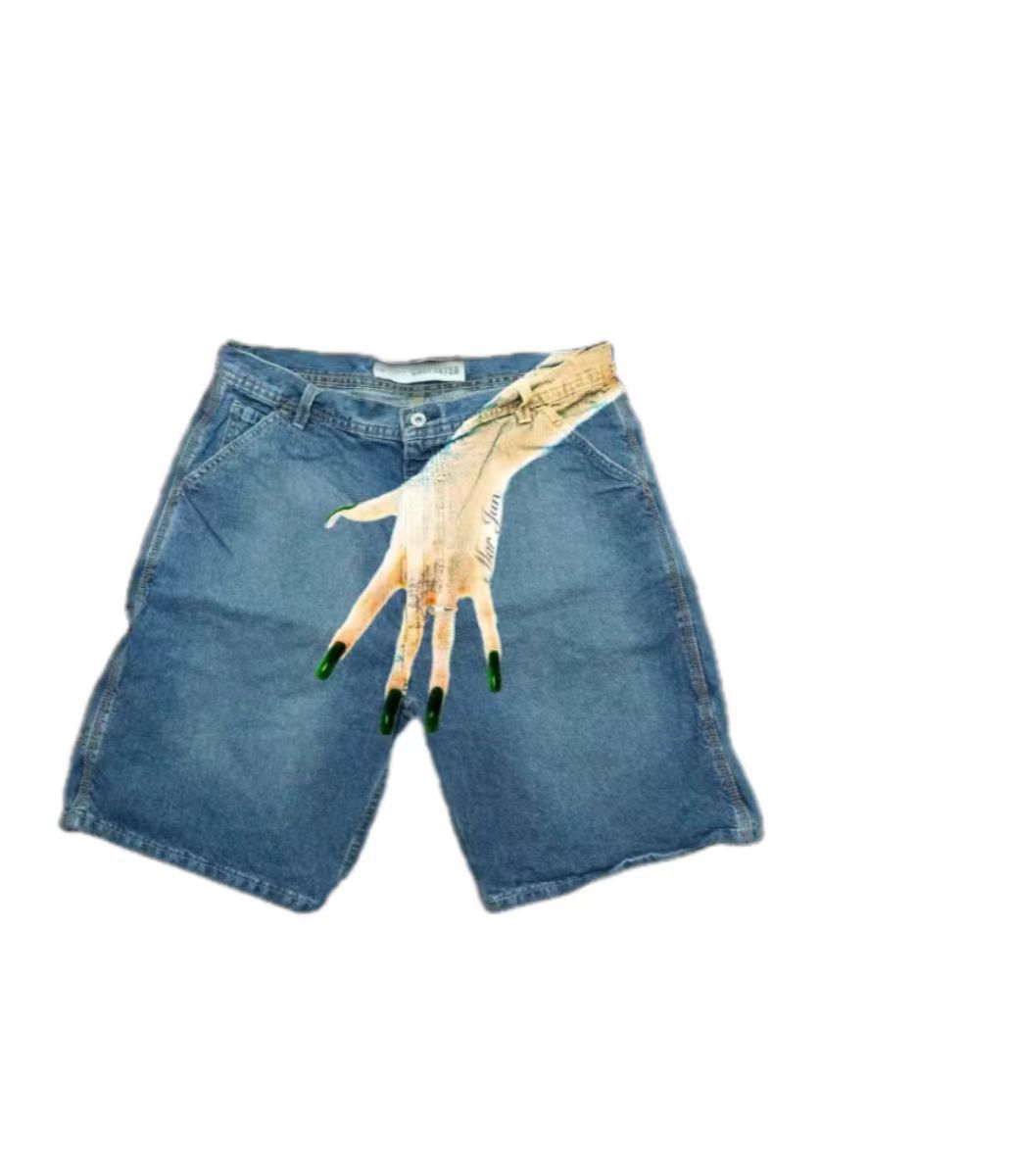 Shorts Vaqueros Vintage Y2K Es - Embroidery Font reseña y precio