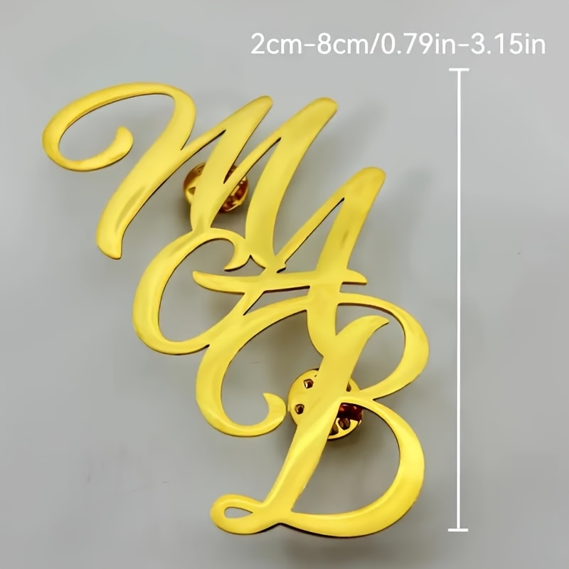 Pin de solapa de acero inoxida - Embroidery Name reseña y precio
