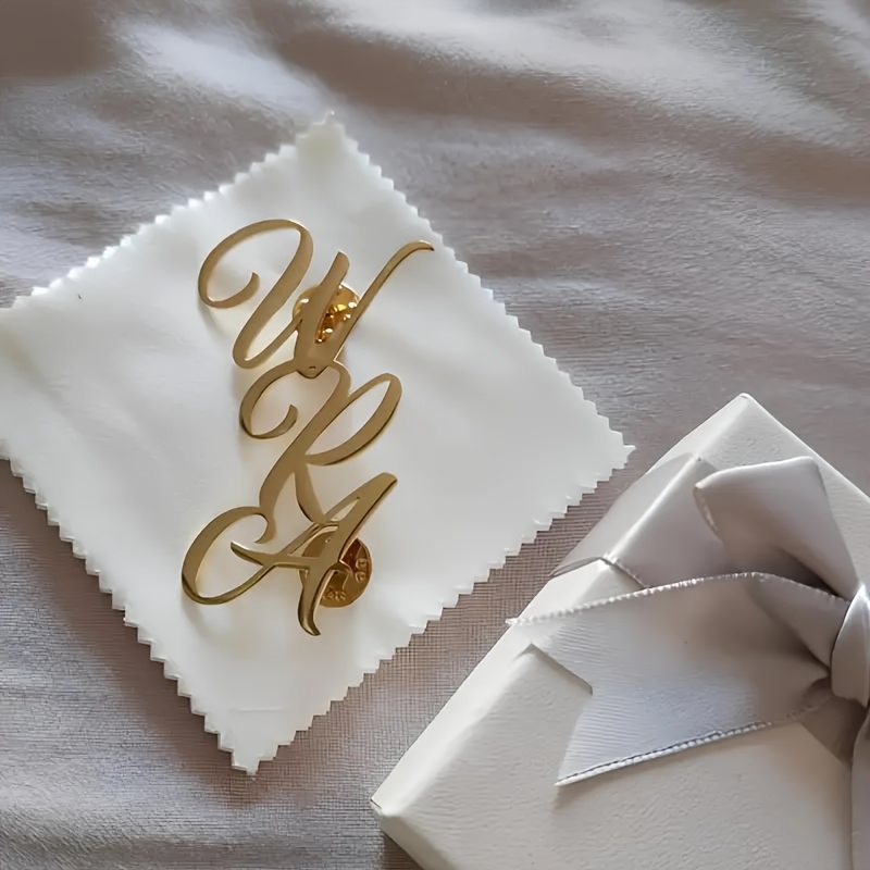 Pin de solapa de acero inoxida - Embroidery Name reseña y precio