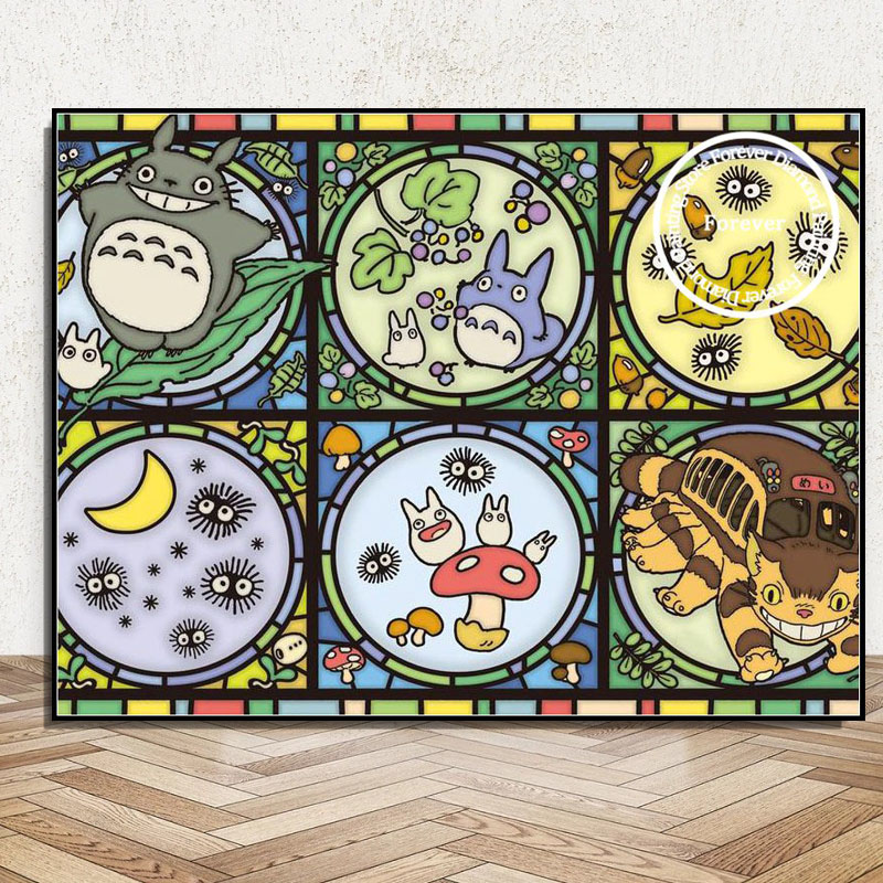 Patrón de arte de Anime de gat - Embroidery Roll Pattern reseña y precio