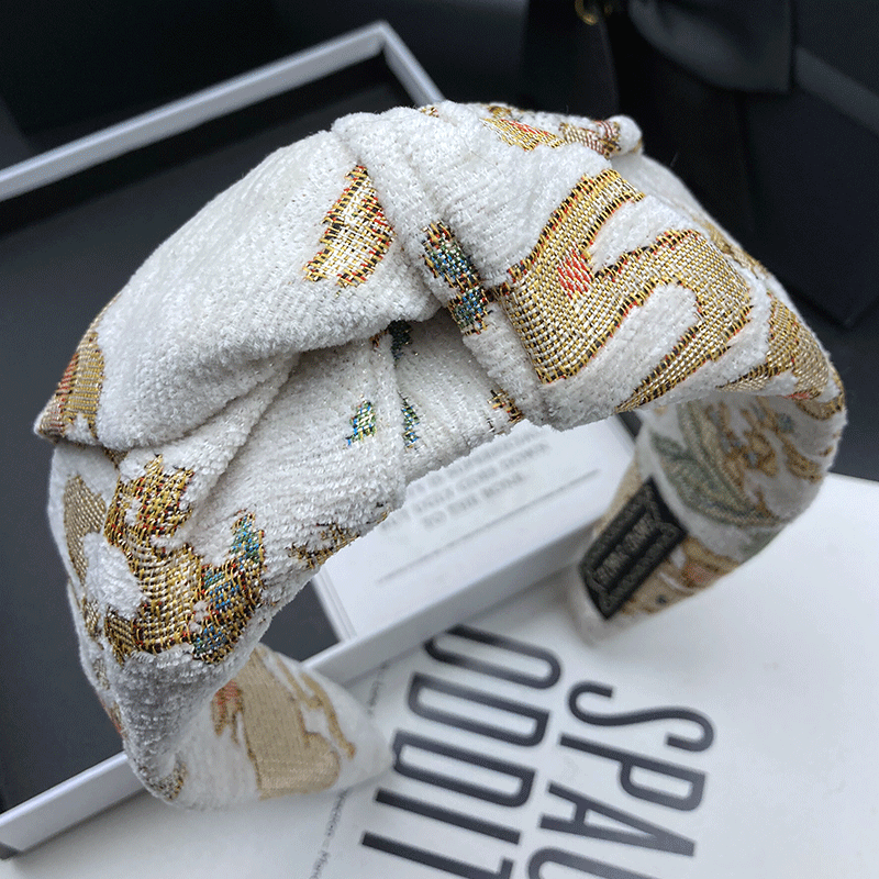 Diadema de moda con bordado pa - Embroidery Ring reseña y precio