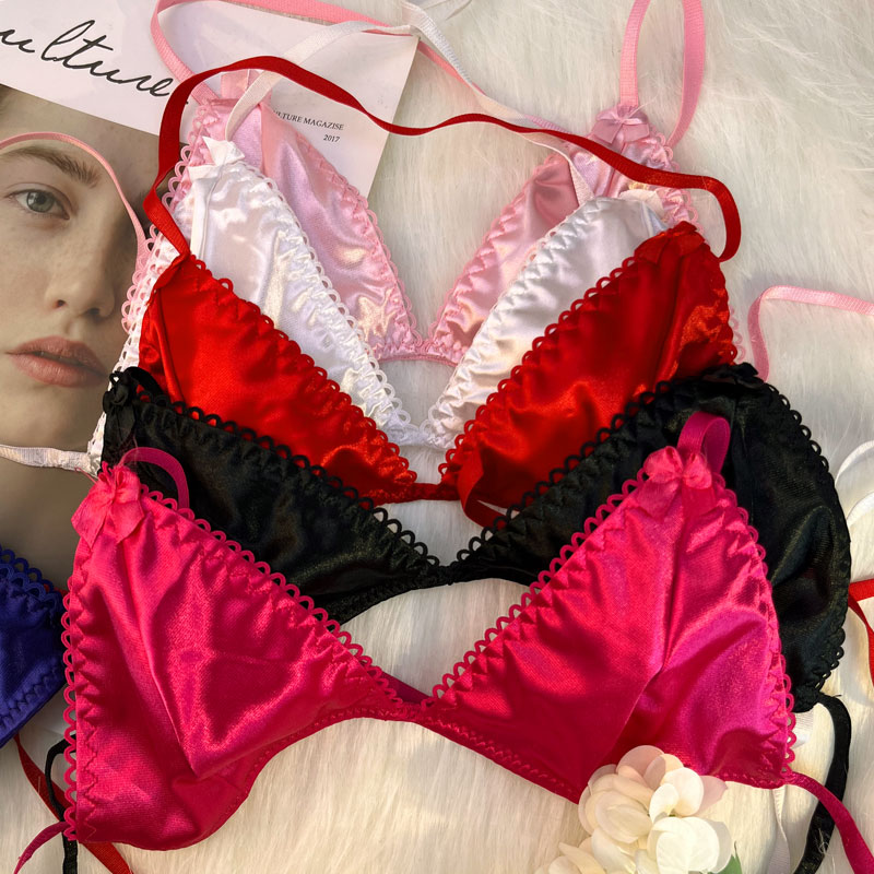 Conjunto de sujetador triangul - Embroidery Name reseña y precio