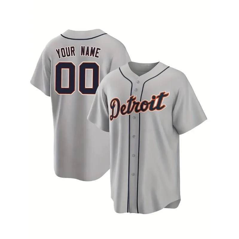 Camiseta de béisbol bordada co - Embroidery Font reseña y precio